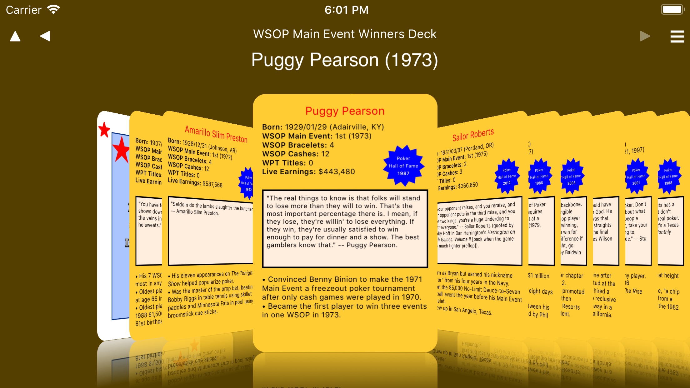 Player Card Back